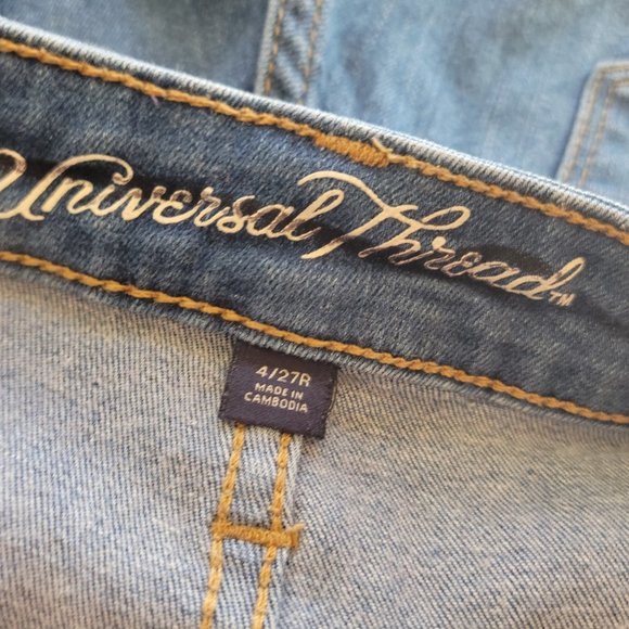Universal Thread High Rise Stretch Skinny Jean Size 4 Waist 27 - Picture 10 of 12